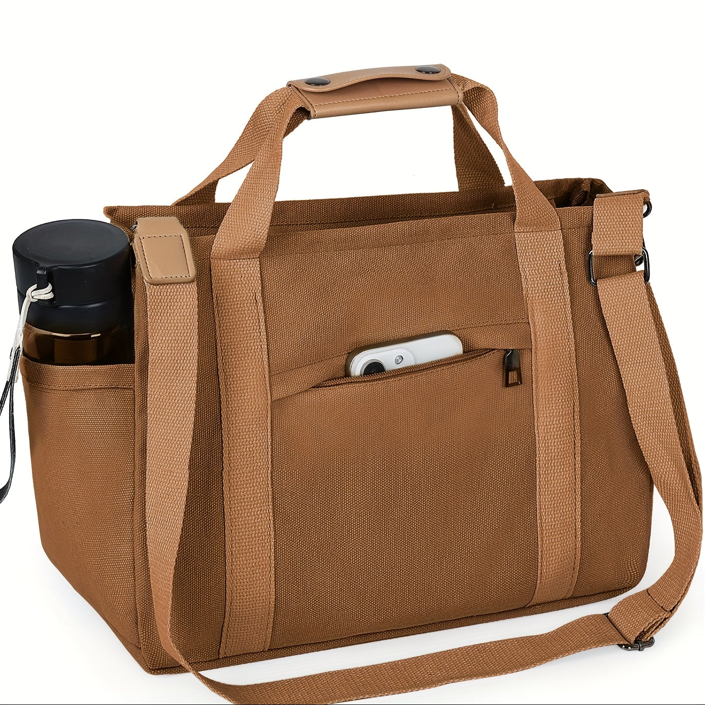 Tote Bag for Women with Pockets, Cute Crossbody Shoulder Purses Mommy Handbag for Work Travel