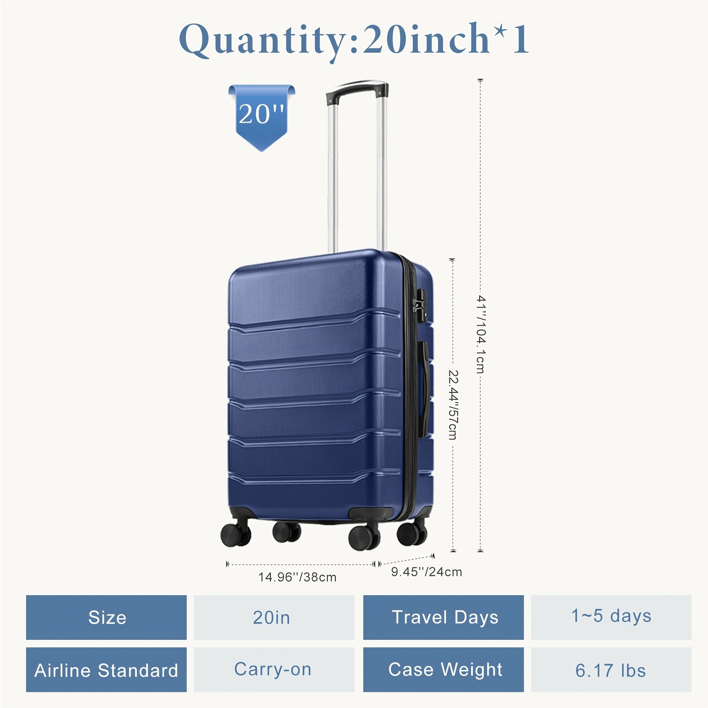 Luggage Set – 28 Inch, TSA Lock, Spinner Wheels, Lightweight | Bag Vero – detail view 31