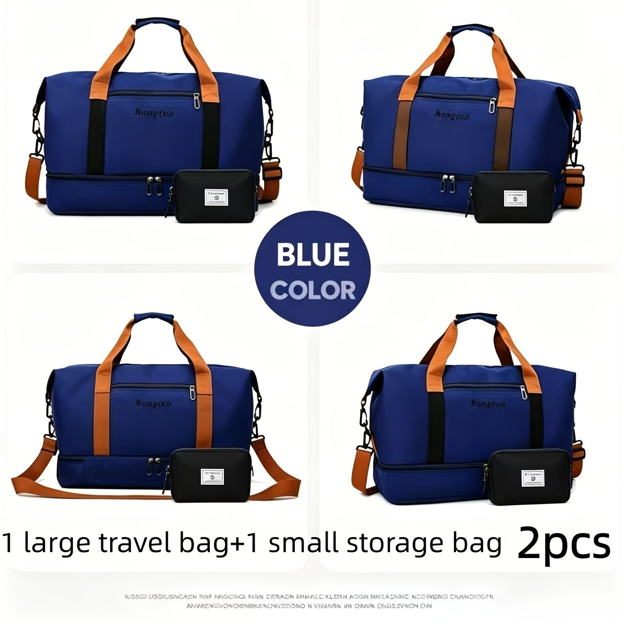 Gym Duffel Bag – Nylon, Large Capacity, Anti-Theft, for Travel | Bag Vero – detail view 17