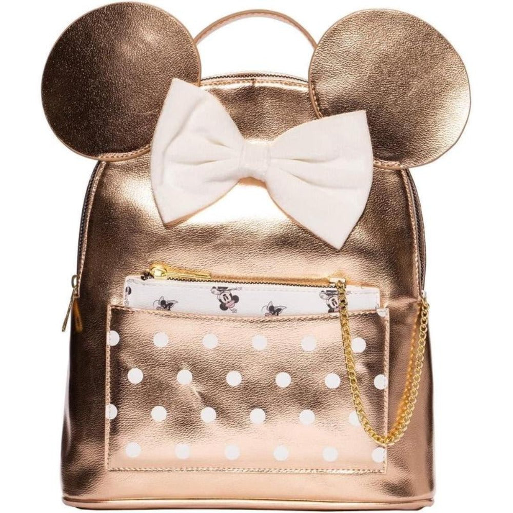 Disney Amigo Minnie Mouse 11 Inch Detachable Pouch Mini-Backpack