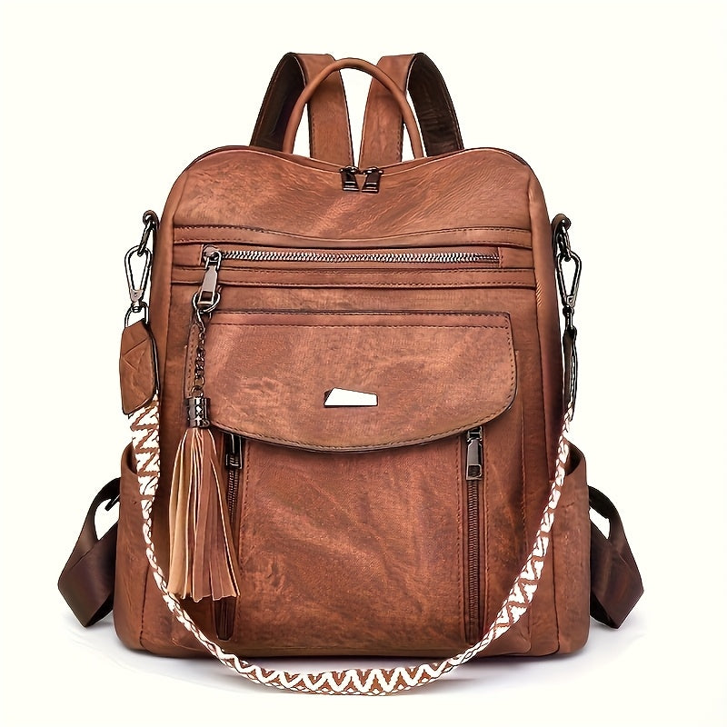Backpack for Women – 5 Colors, PU Leather, for Travel & Work – detail view 4