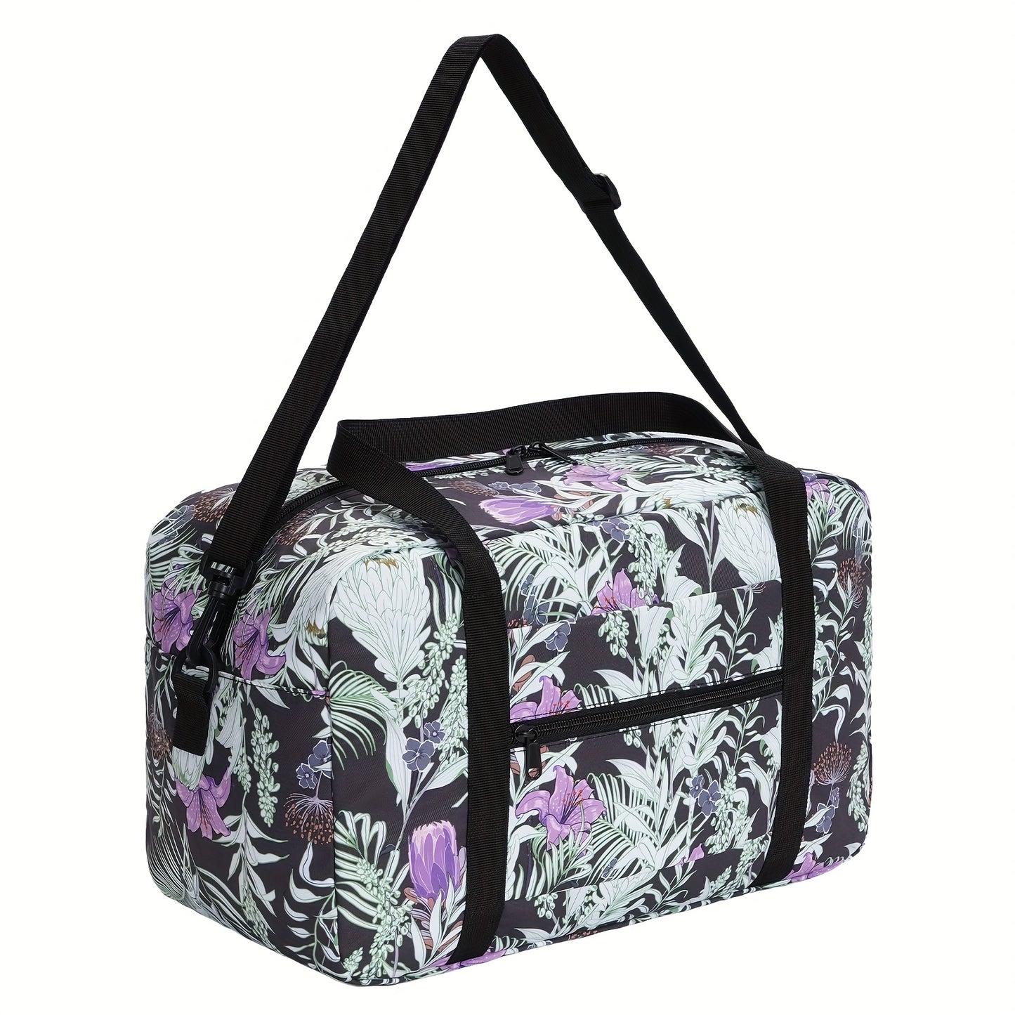 Carry On Luggage – for Travel, Floral Print Duffel Weekender Overnight – detail view 24