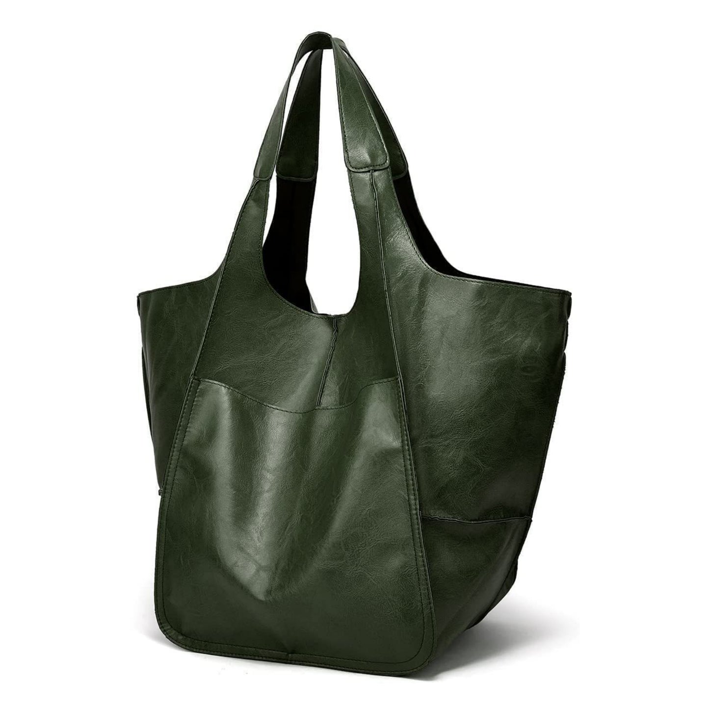 A Fashionable, Spacious Shoulder for Women, Designed As a Tote, Featuring a Soft Aesthetic And a Trendy Retro Style Popular in Europe And America