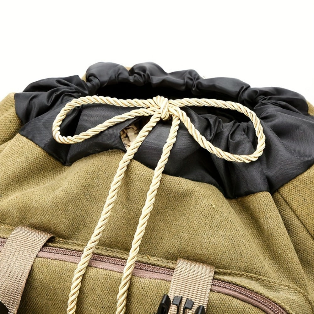 1pc 23.78gal Hiking Daypack Backpack Canvas Hydration Pack for Men And Women Climbing Outdoor Sport Large Capacity Sport Fitness Bag Gym Bag Halloween Black Friday Christmas Thanksgiving Gift
