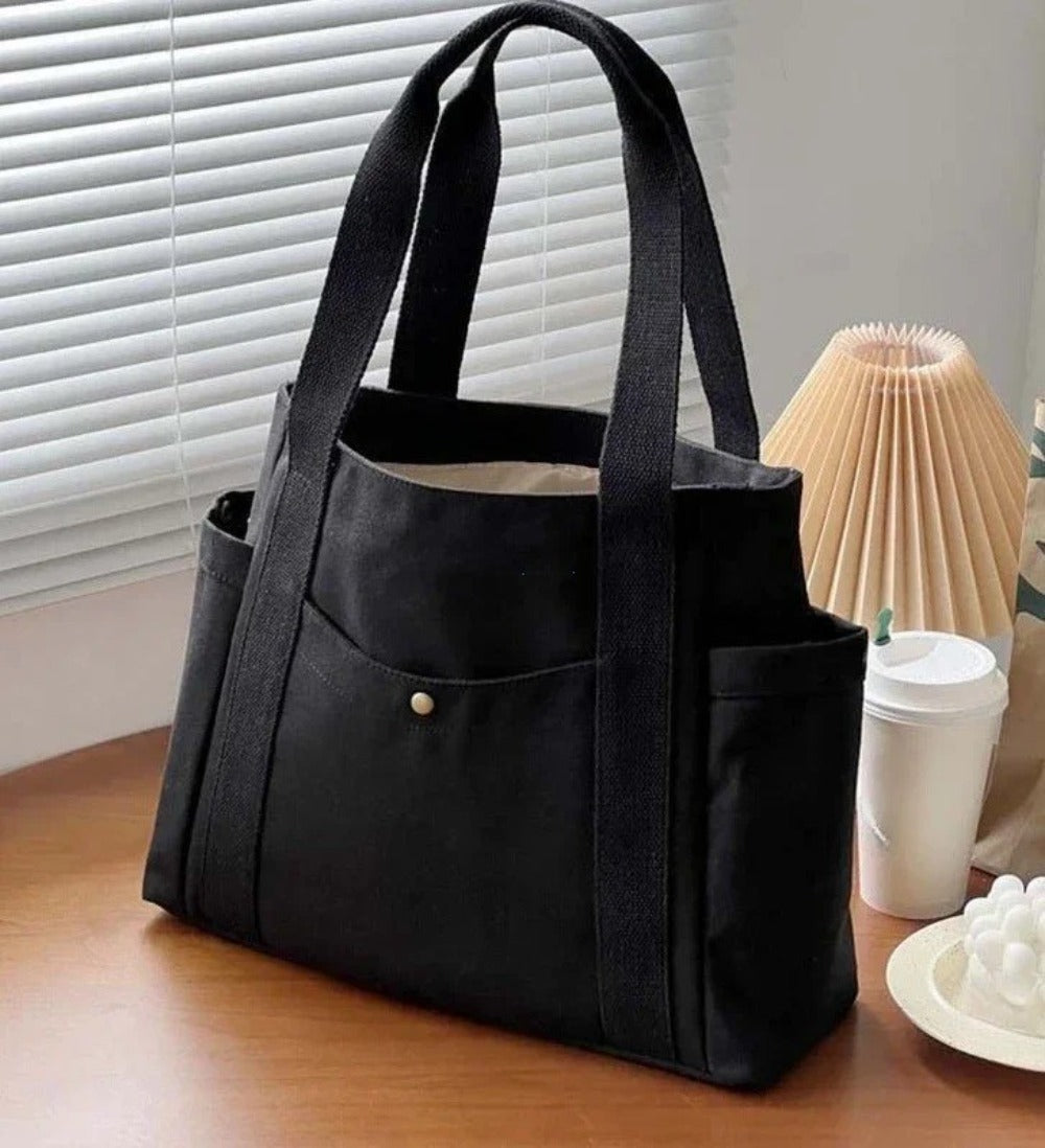 Tote Bag for Women – Canvas, Large Capacity, Lightweight, for Work & School | Bag Vero – detail view 8