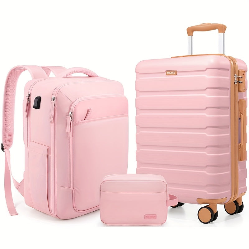 Laptop Bag – 3 Piece, Hardshell, TSA Lock, Spinner Wheels – detail view 27