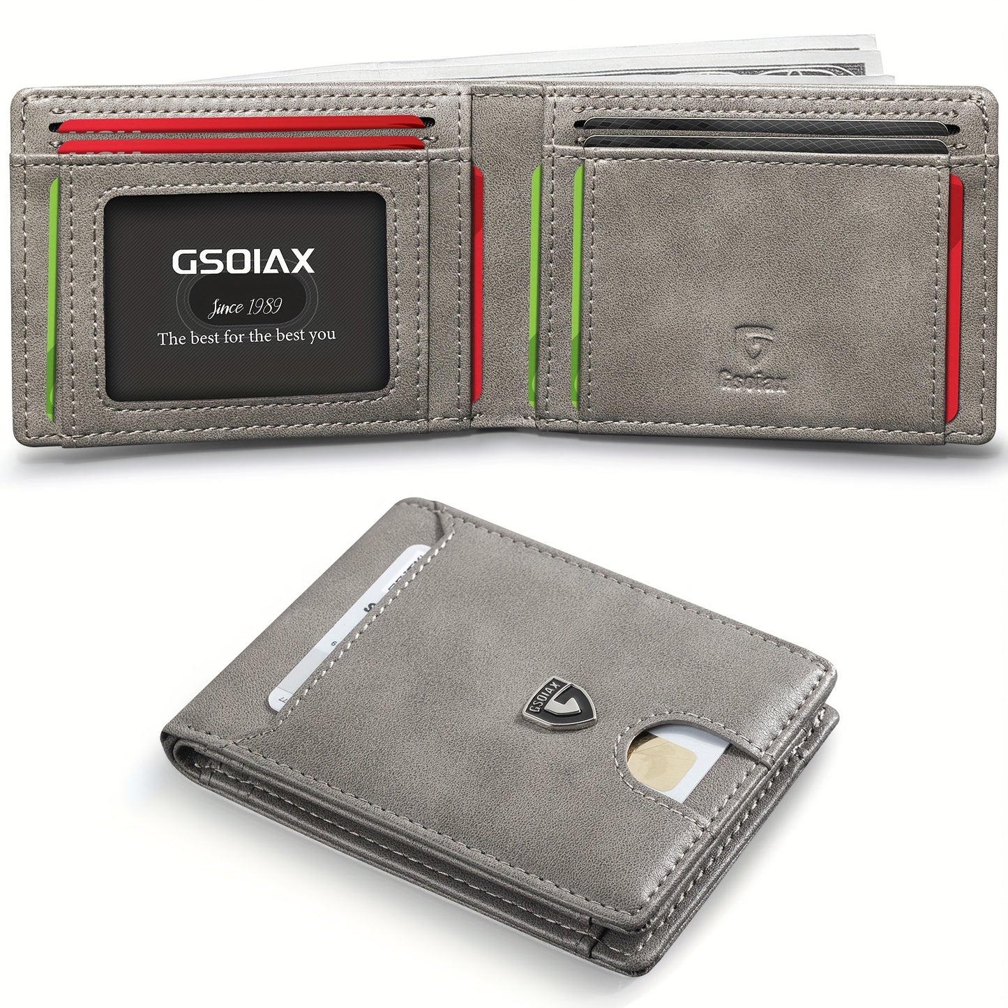 Men's Wallet – 16 Colors, RFID Blocking – detail view 37