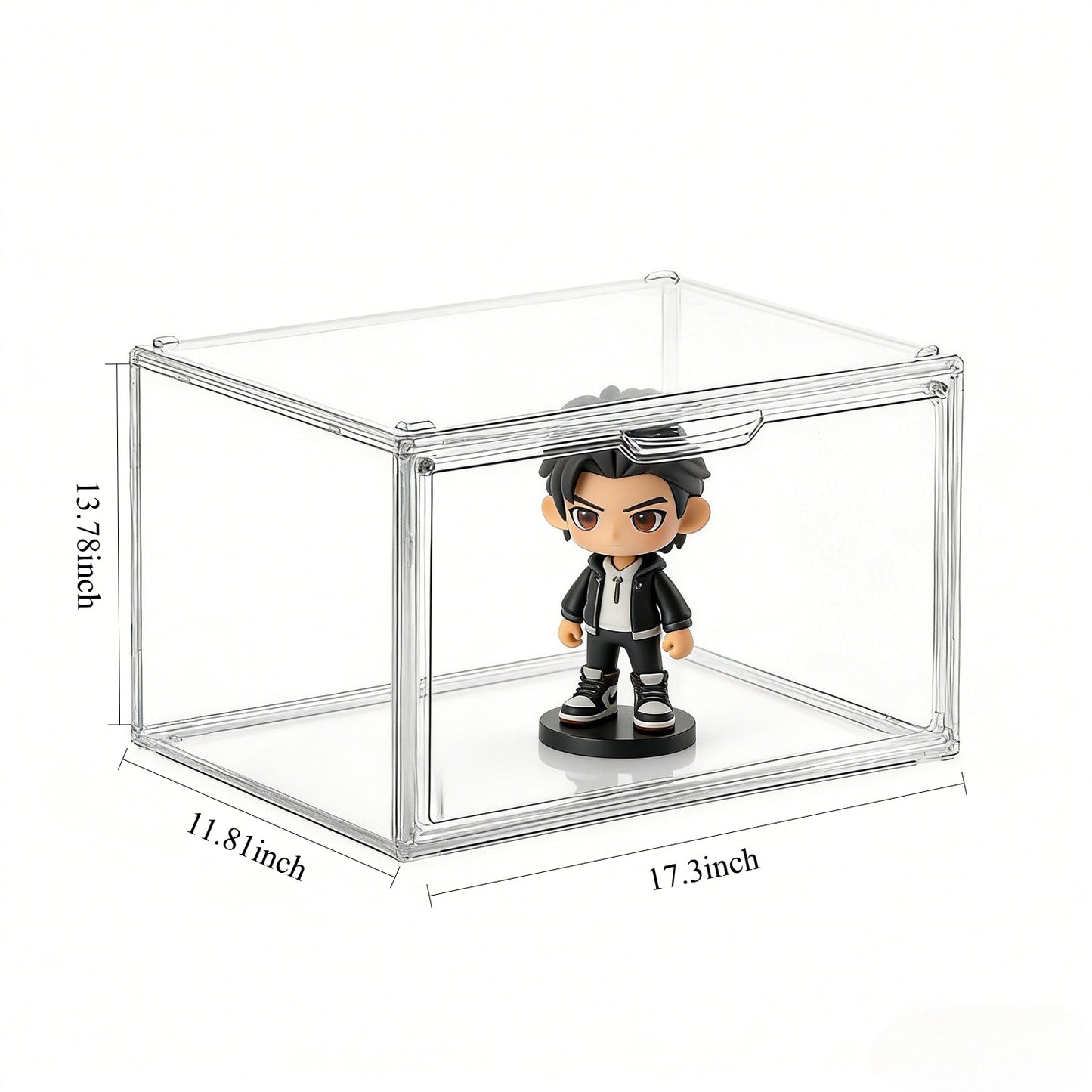 Travel Organizer Bag – Clear, Clear Acrylic Organizer Closet Storage – detail view 22