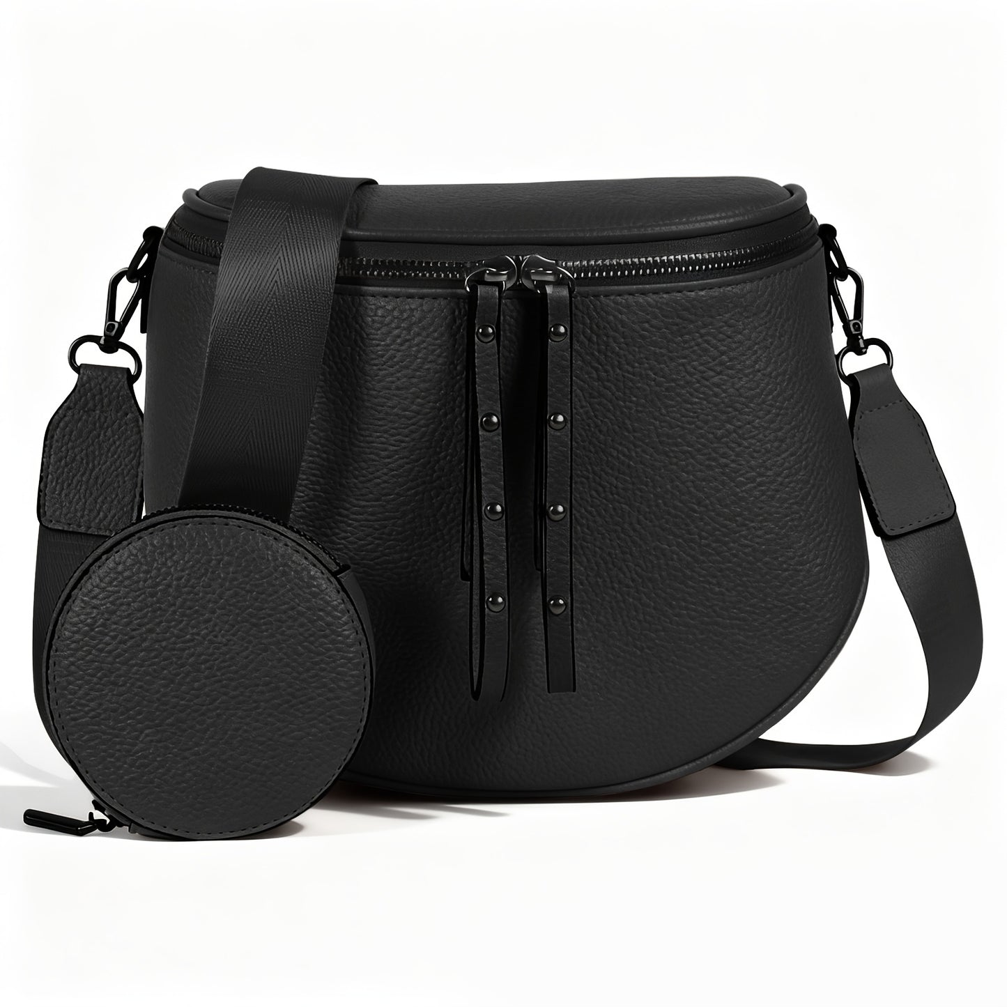 Crossbody Bag for Women – for Travel & Everyday Use, Detachable Strap Plaid Multi – detail view 28