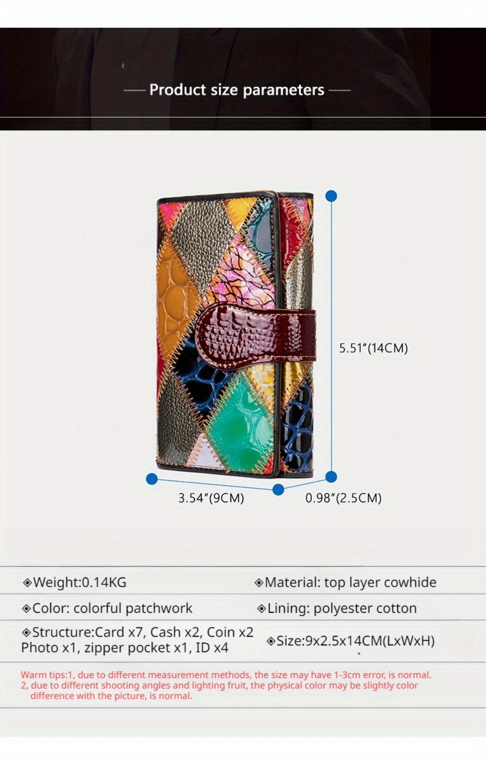 Women's Wallet – Genuine Leather, for Work | Bag Vero – detail view 13