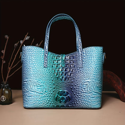 Women's Wallet – 3-Piece, Piece Faux Leather Set Crocodile | Bag Vero – detail view 22