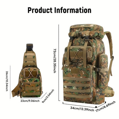 Travel Backpack – 80L, Large Capacity, Multi-Pocket | Bag Vero – detail view 24
