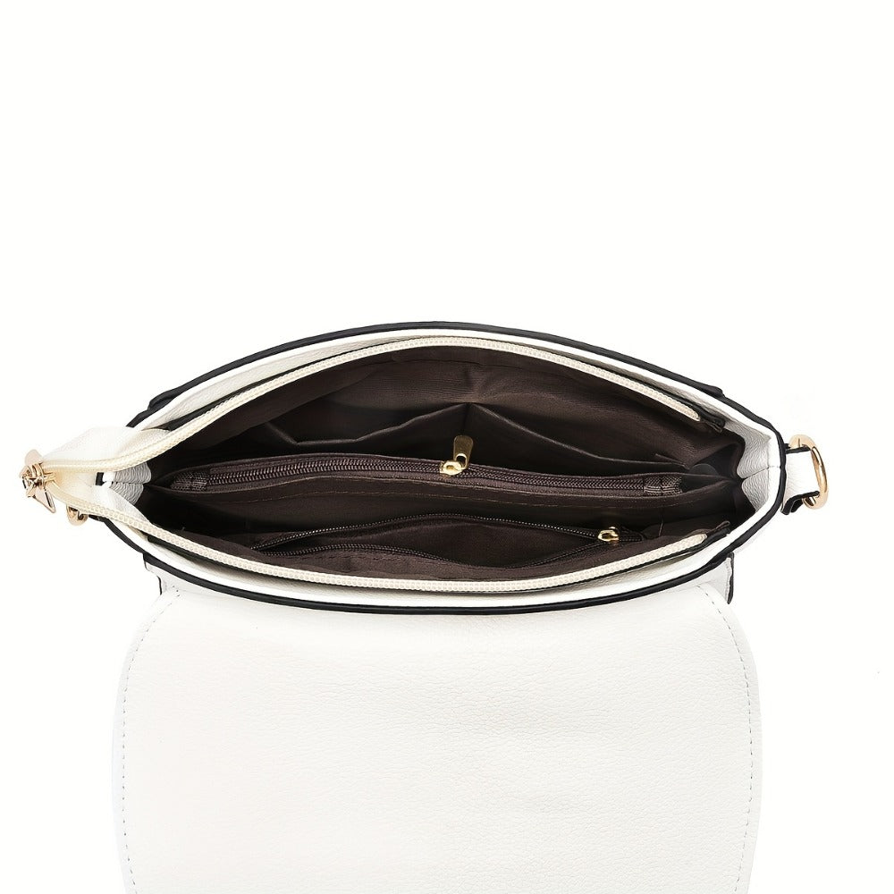 Shoulder Bag for Women – for Work, Elegant Solid Color High End | Bag Vero – detail view 5