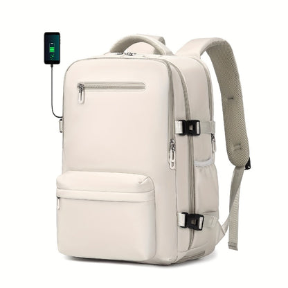 Laptop Backpack – 8 Colors, Nylon, USB Charging, for Travel & Work | Bag Vero – detail view 24