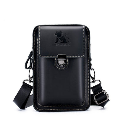 Authentic Leather Upper Layer Cowhide Vintage Crossbody Bag, Premium Waist Pouch, Long-Lasting And Crease-Resistant, Perfect for Gifting