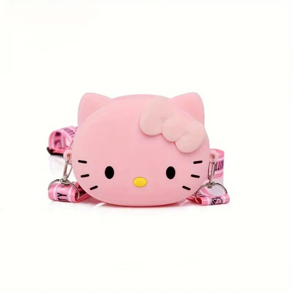Women's Wallet – Adjustable Strap, Cute Kitty Anime Cat Coin | Bag Vero – detail view 5