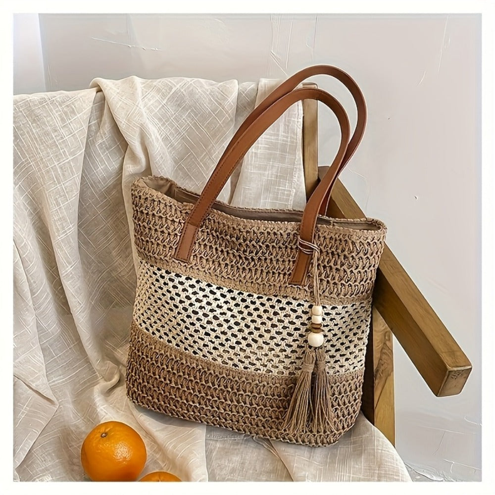 Crossbody Bag for Women – Straw, for Travel & Everyday Use | Bag Vero – detail view 8