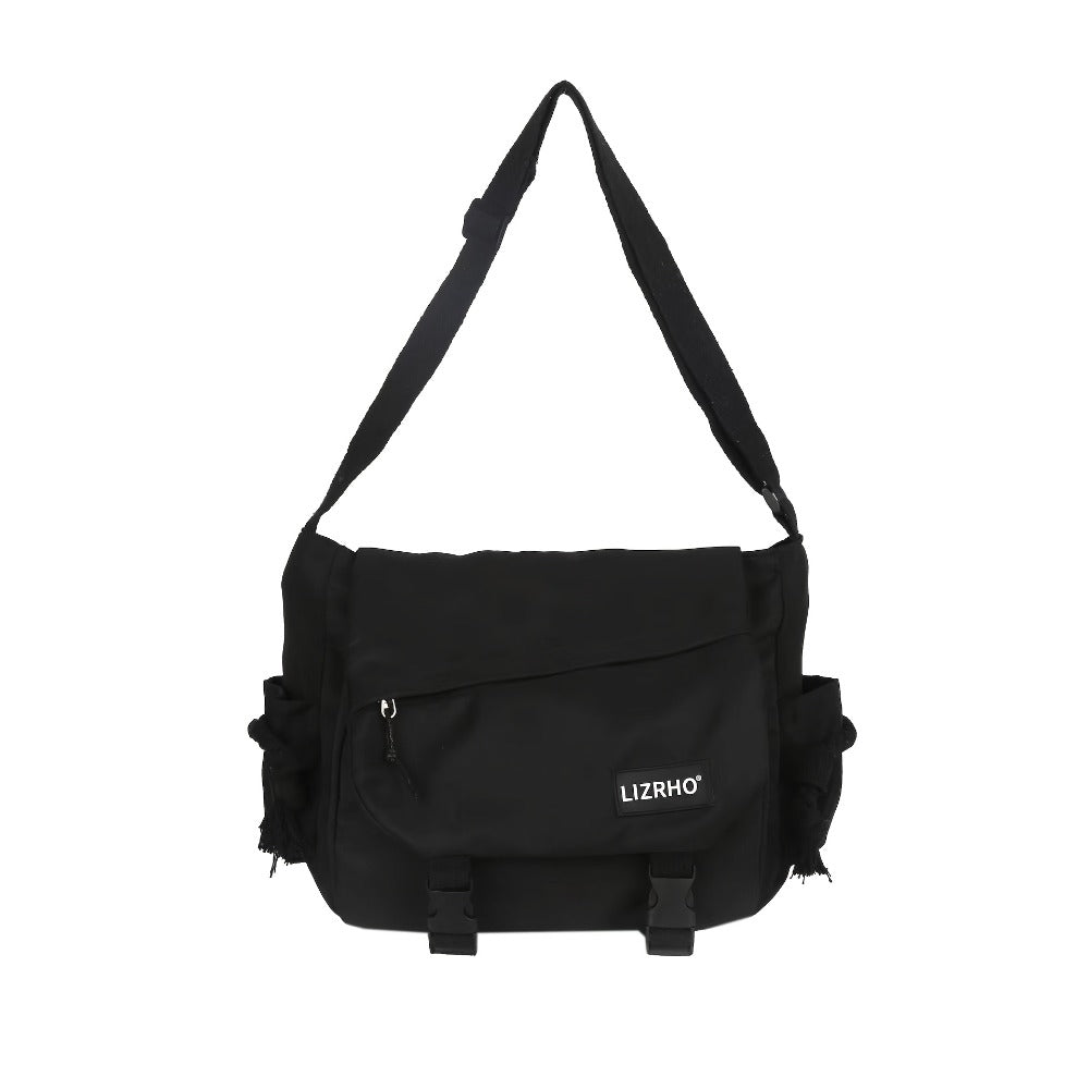 INS Viral Harajuku-Style Fashion Crossbody Bag: Unisex And Versatile, Ideal for Teen Students, Comes with Badge Charms - Perfect As a Holiday Gift