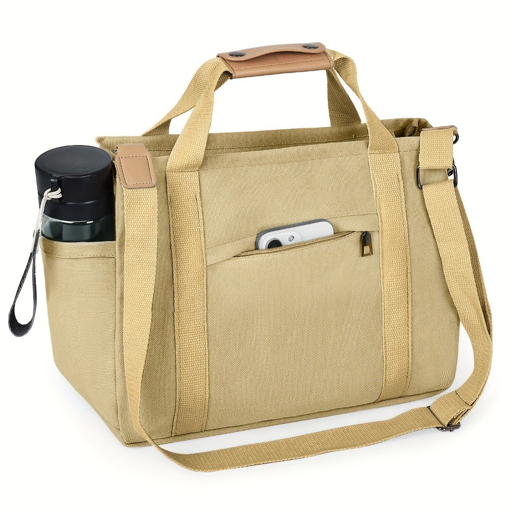 Tote Bag for Women with Pockets, Cute Crossbody Shoulder Purses Mommy Handbag for Work Travel