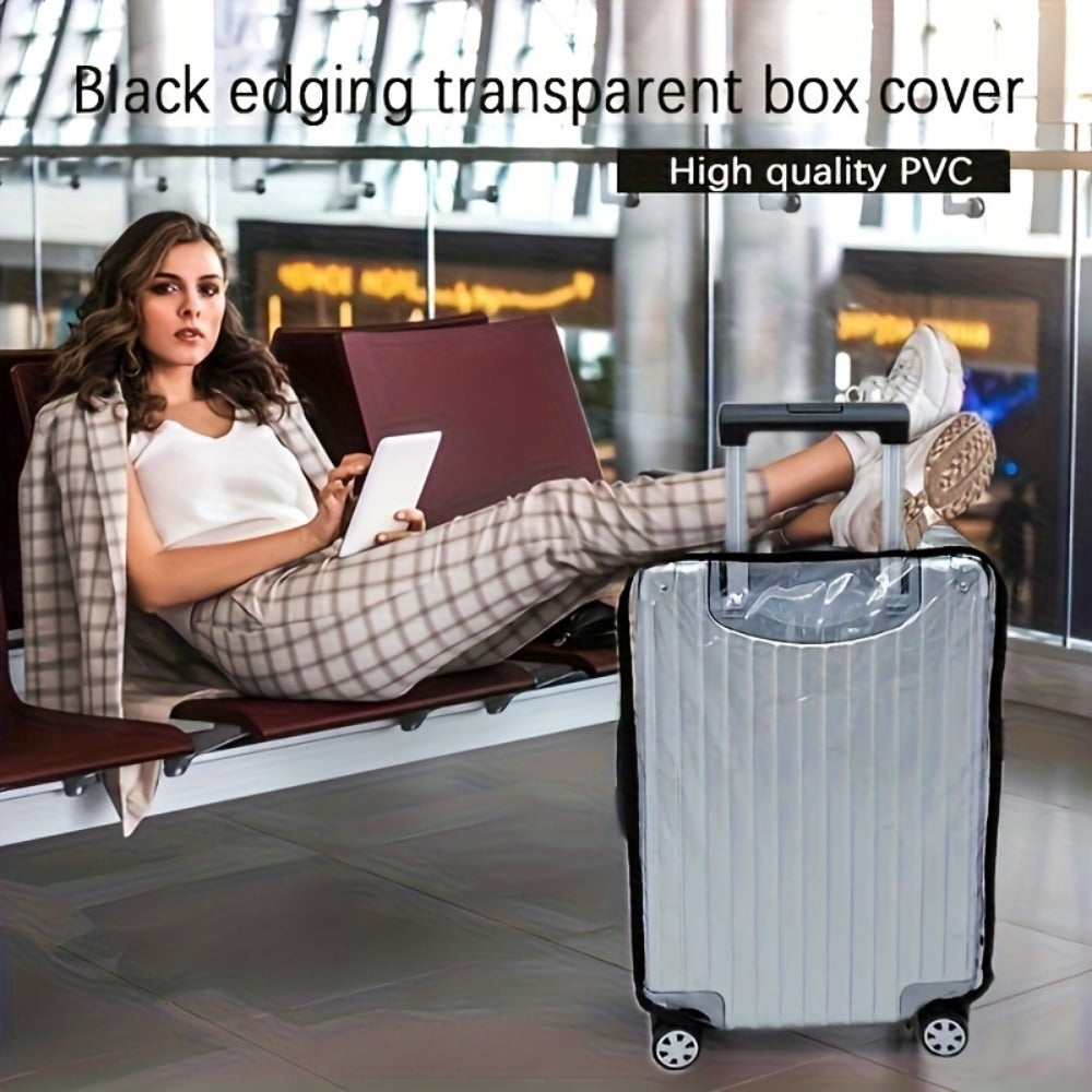Luggage Set – 3 Pack, 28 Inch, PVC, Clear | Bag Vero – detail view 8