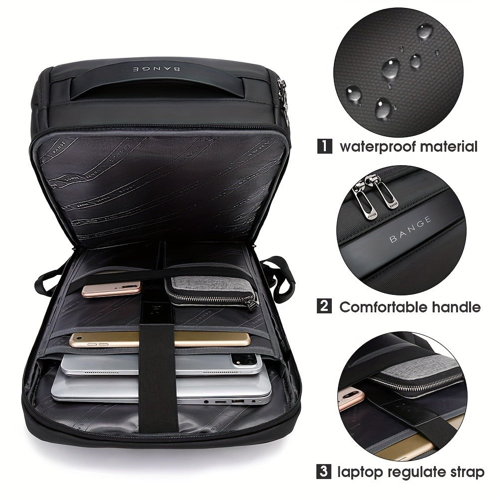 Travel Backpack, Airline-approved Laptop Schoolbag, Outdoor Sports Daypack, Business Men's Laptop Backpack, Large Capacity with Laptop Layer, Portable USB Charging Function, Travel Daily Commuting Sports Bag, Travel Essential