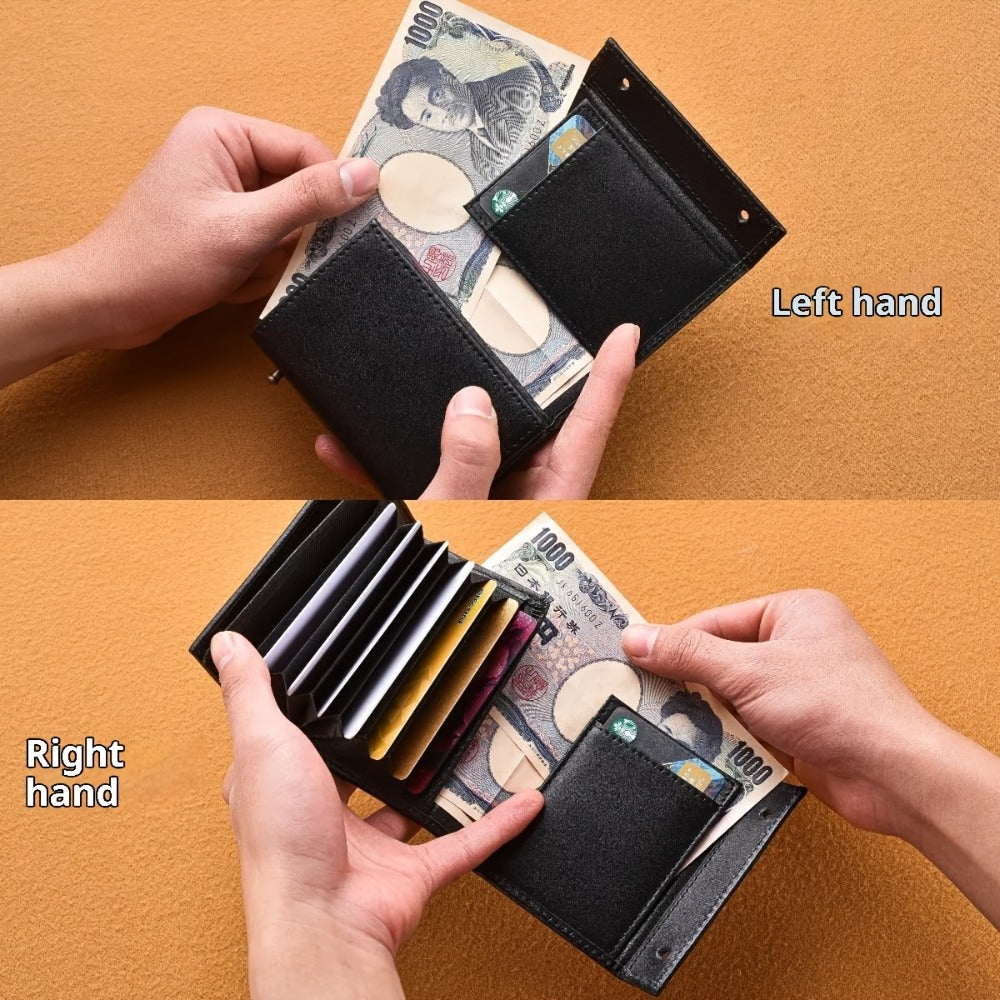 Men's Wallet – Polyester, Vintage Trifold Buckle Unisex Card | Bag Vero – detail view 5