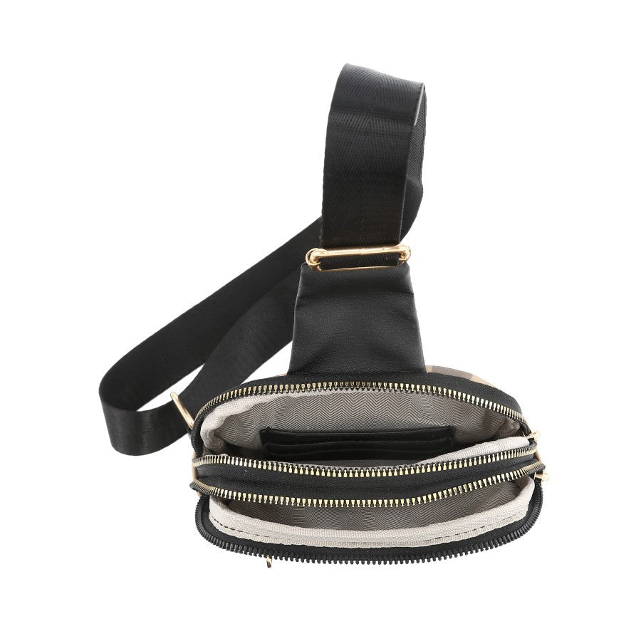 ZENG BAG Women's Fashion Small Crossbody Bag - Women's Crossbody Waist Bag PU Leather Multifunctional Crossbody Belt Chest Bag with Adjustable Shoulder Strap Suitable for Casual Travel Shopping Perfect Valentine's Day Gift for Women