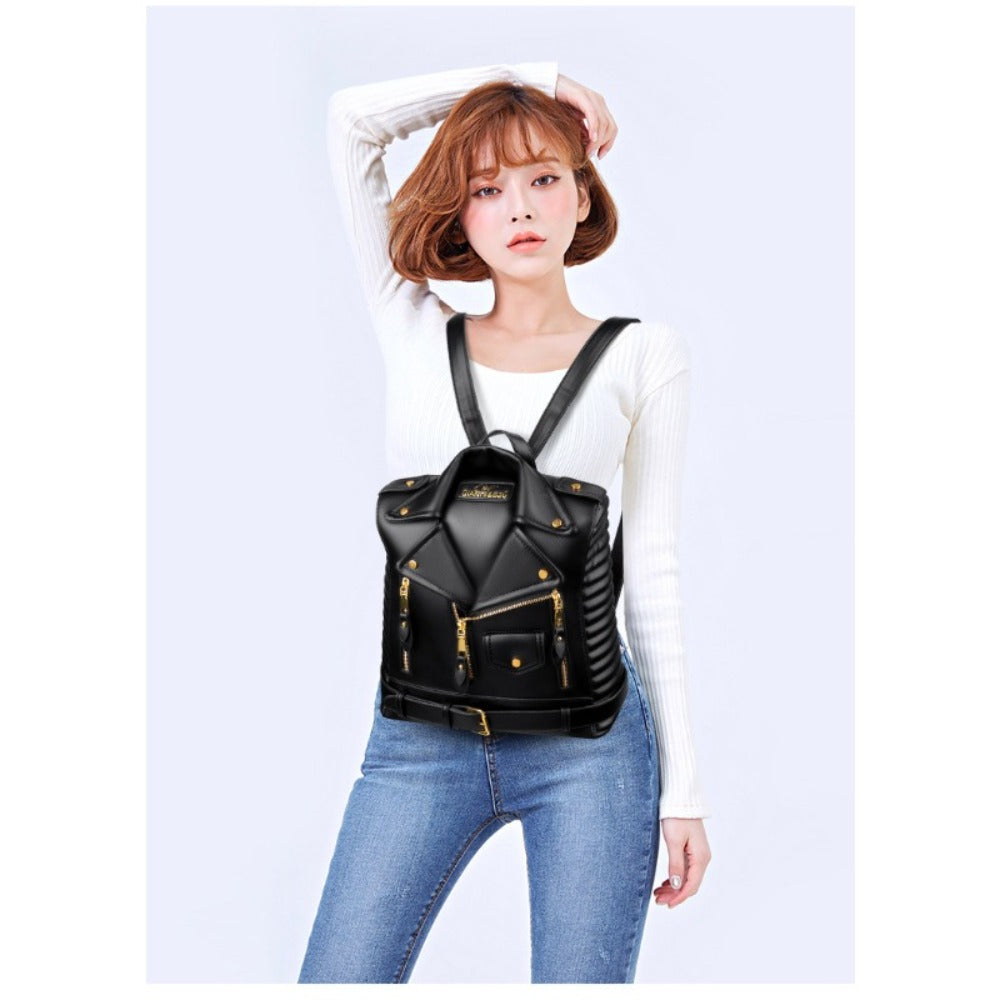 Cross-Border Backpack 2026 New Women'S Bag European And Soft Textured Jacket Backpack Fashionable Versatile Backpack