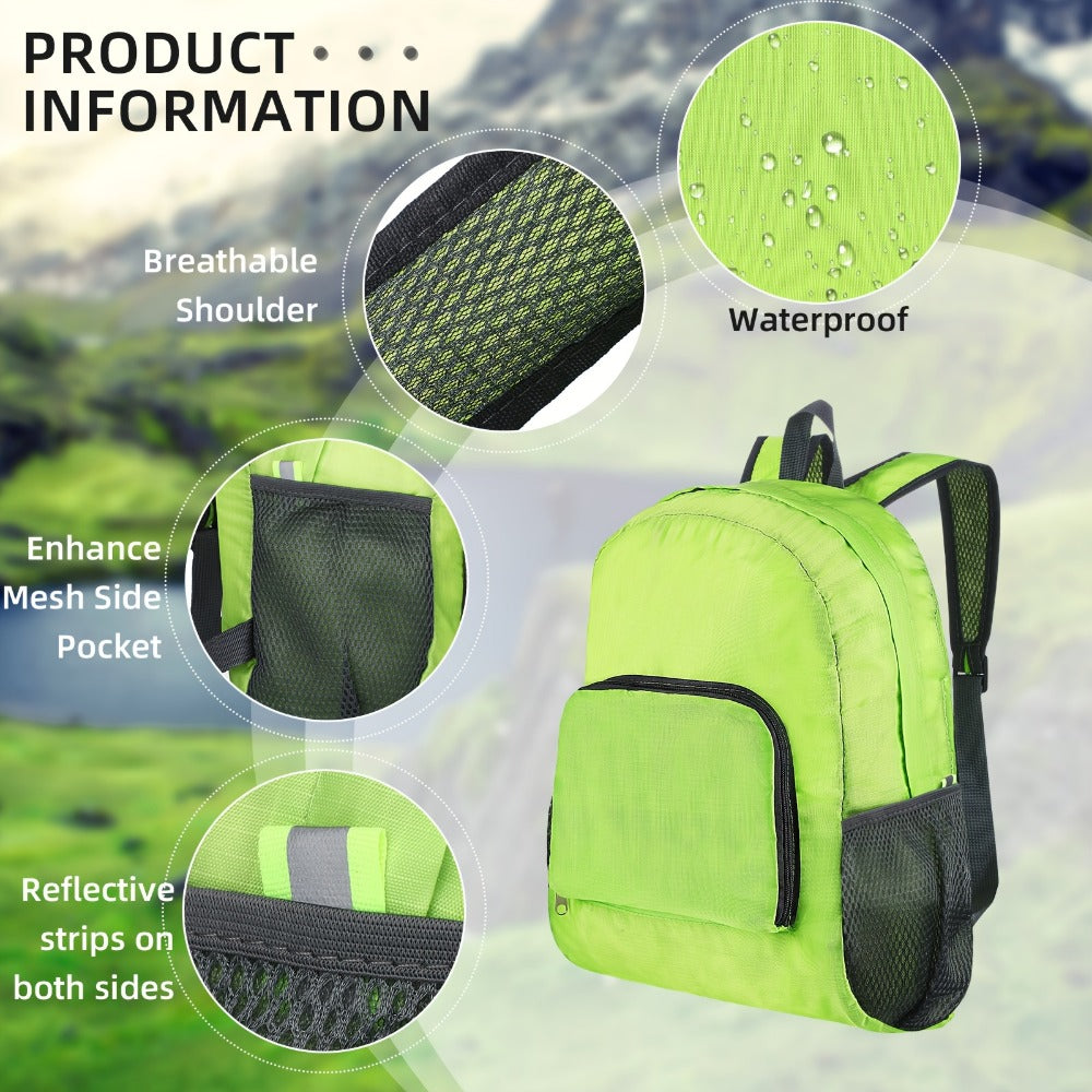 Travel Backpack – 40 Pack, 17 Inch, Foldable, for Travel & School | Bag Vero – detail view 4