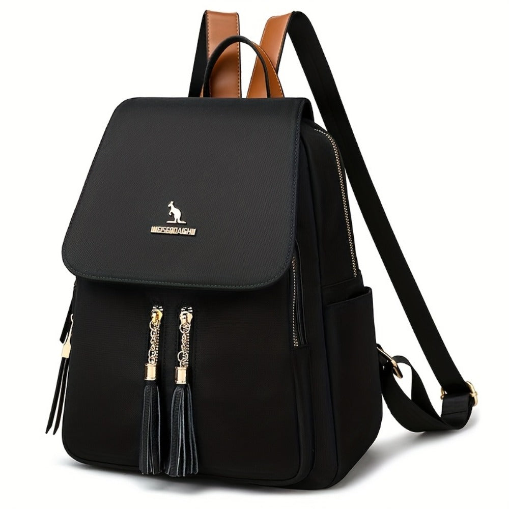 Laptop Backpack – Nylon, Lightweight, Adjustable Strap, for Travel & Work | Bag Vero – detail view 2