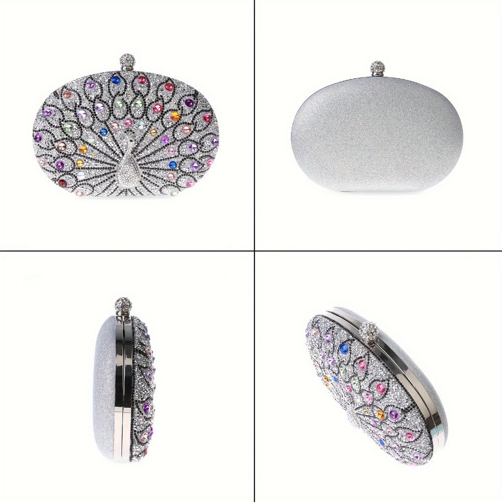 Women's Wallet – Rhinestone Clutch Round Clasp Evening | Bag Vero – detail view 4