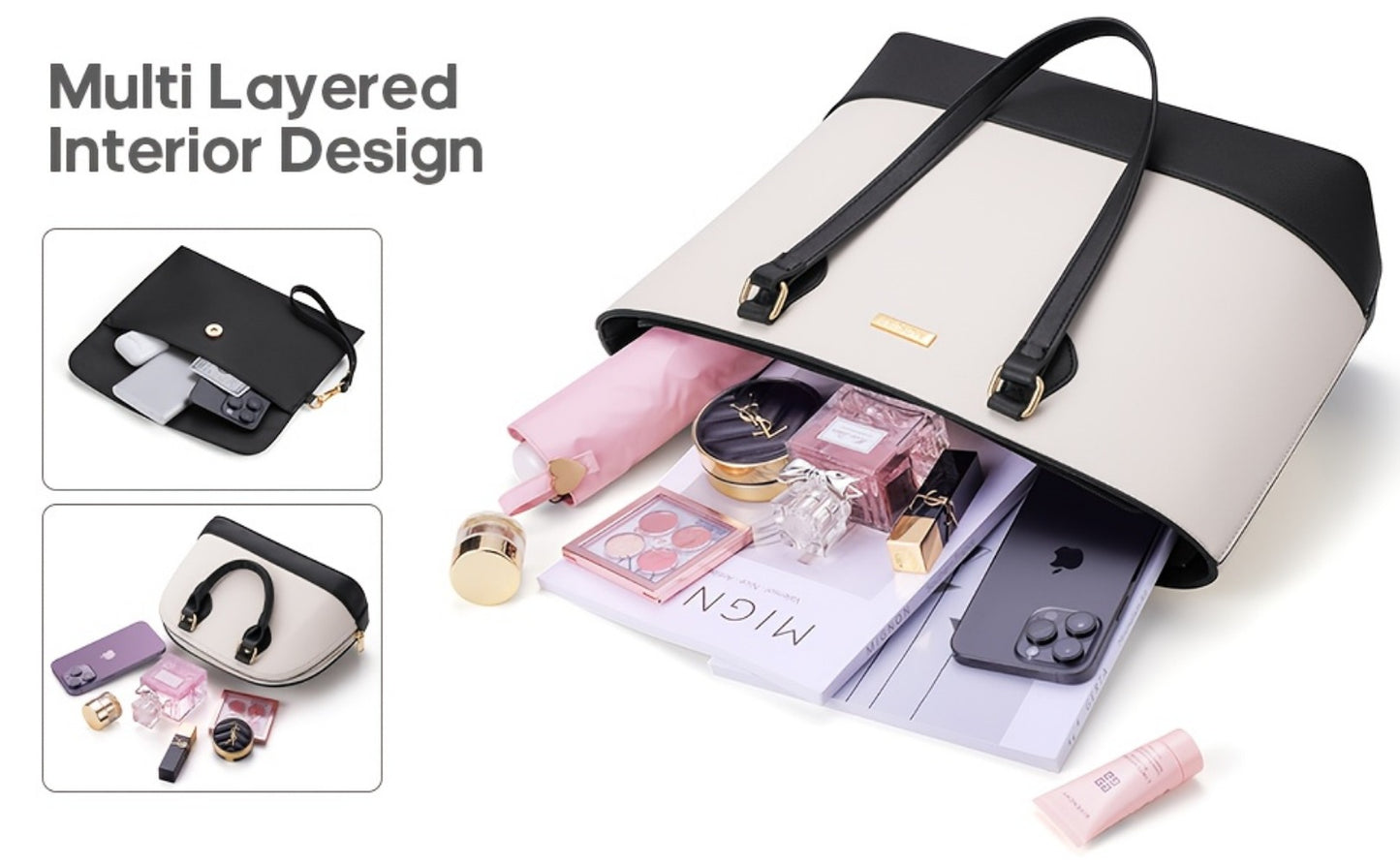 Women's Wallet – 4-Piece, Adjustable Strap | Bag Vero – detail view 27