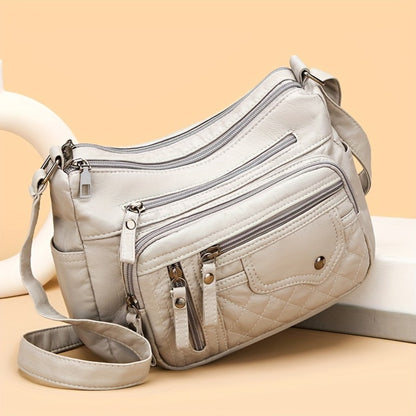 Large Capacity Nylon Shoulder Bag with Adjustable Shoulder Strap And Anti-Theft Zipper Closure- Suitable for Holiday Gifts, Birthday Gifts, Valentine's Day Gifts, Perfect Holiday Gift for Family & Friends, Must-Have for The Christmas Season