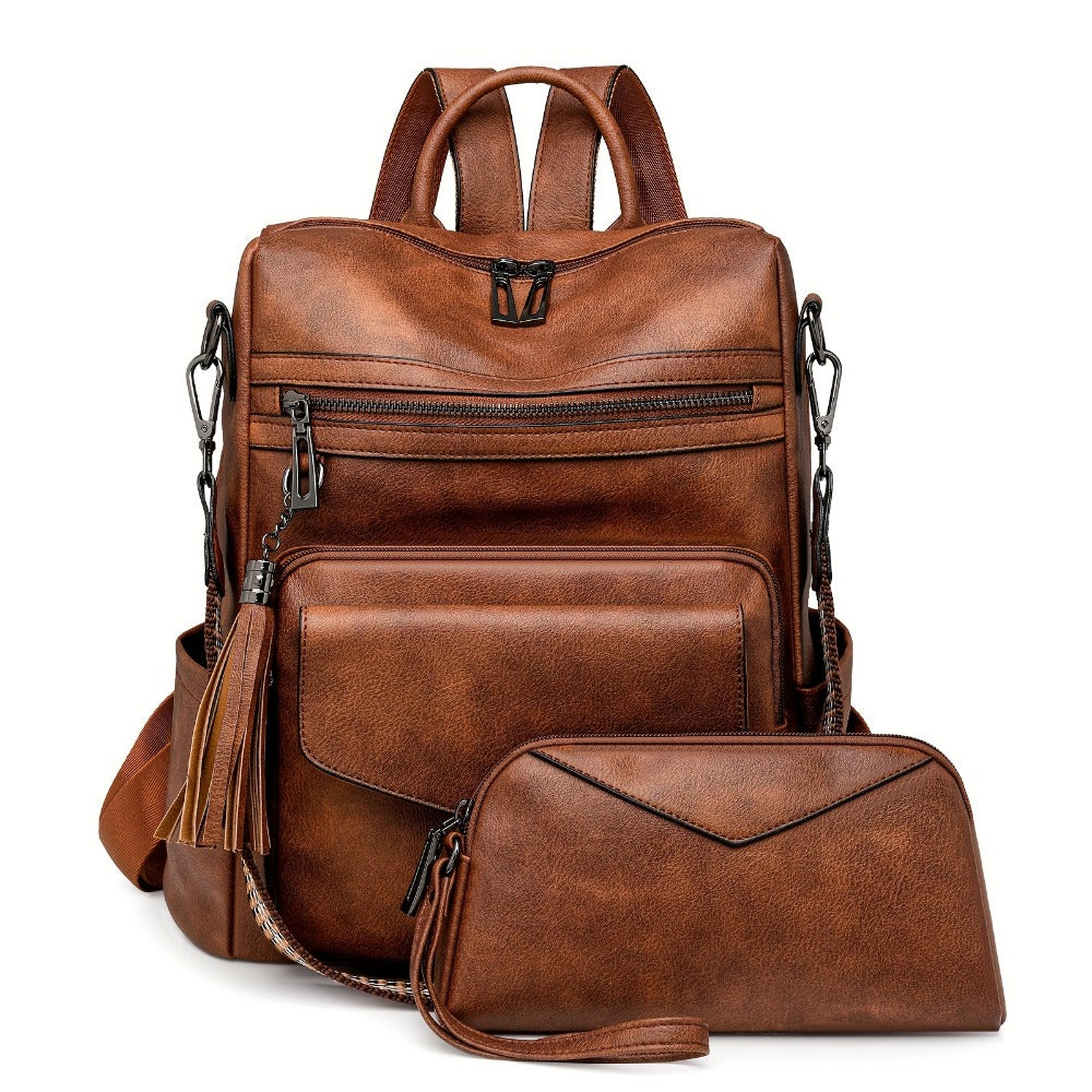 Backpack for Women – Polyester, Large Capacity, Convertible, for Travel | Bag Vero – detail view 21