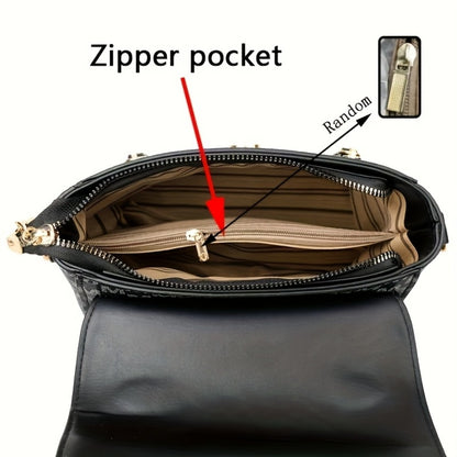 Shoulder Bag for Women – PU Leather, Large Capacity, for Everyday Use | Bag Vero – detail view 10