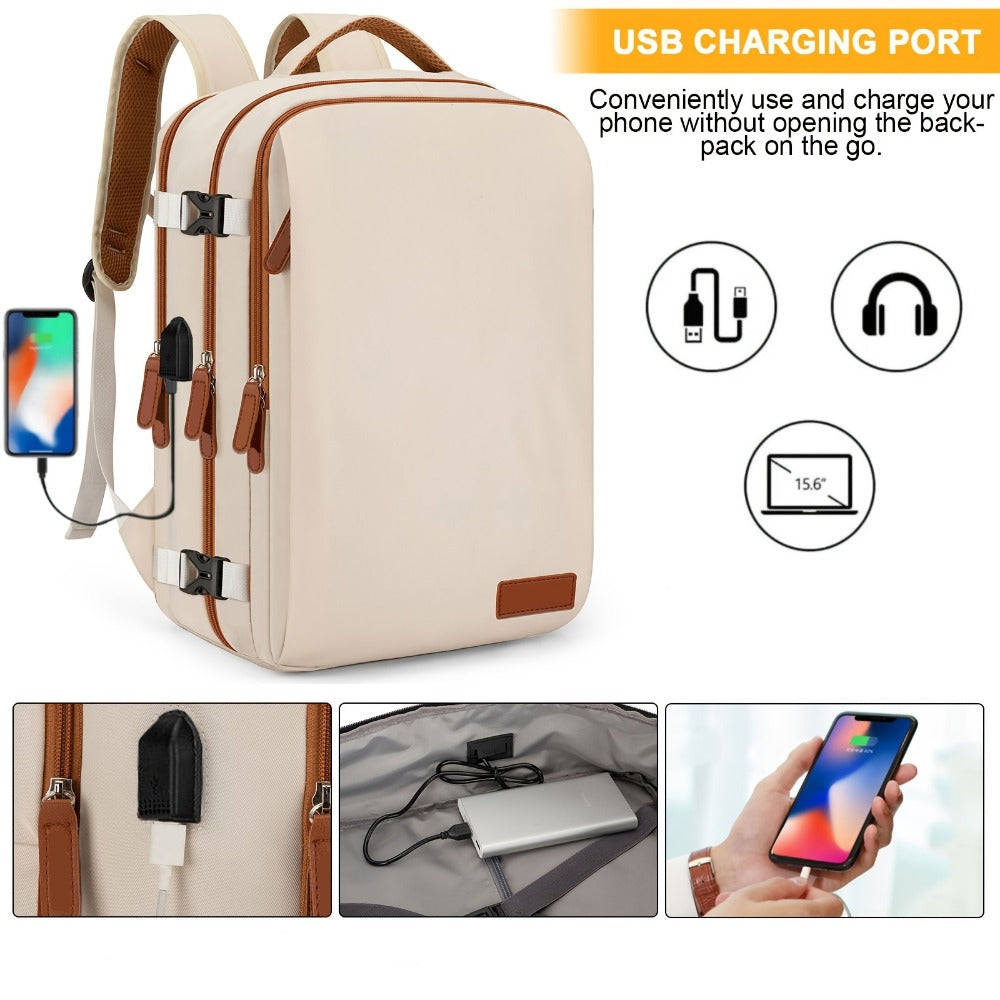 Laptop Backpack – Expandable, for Travel & School | Bag Vero – detail view 11
