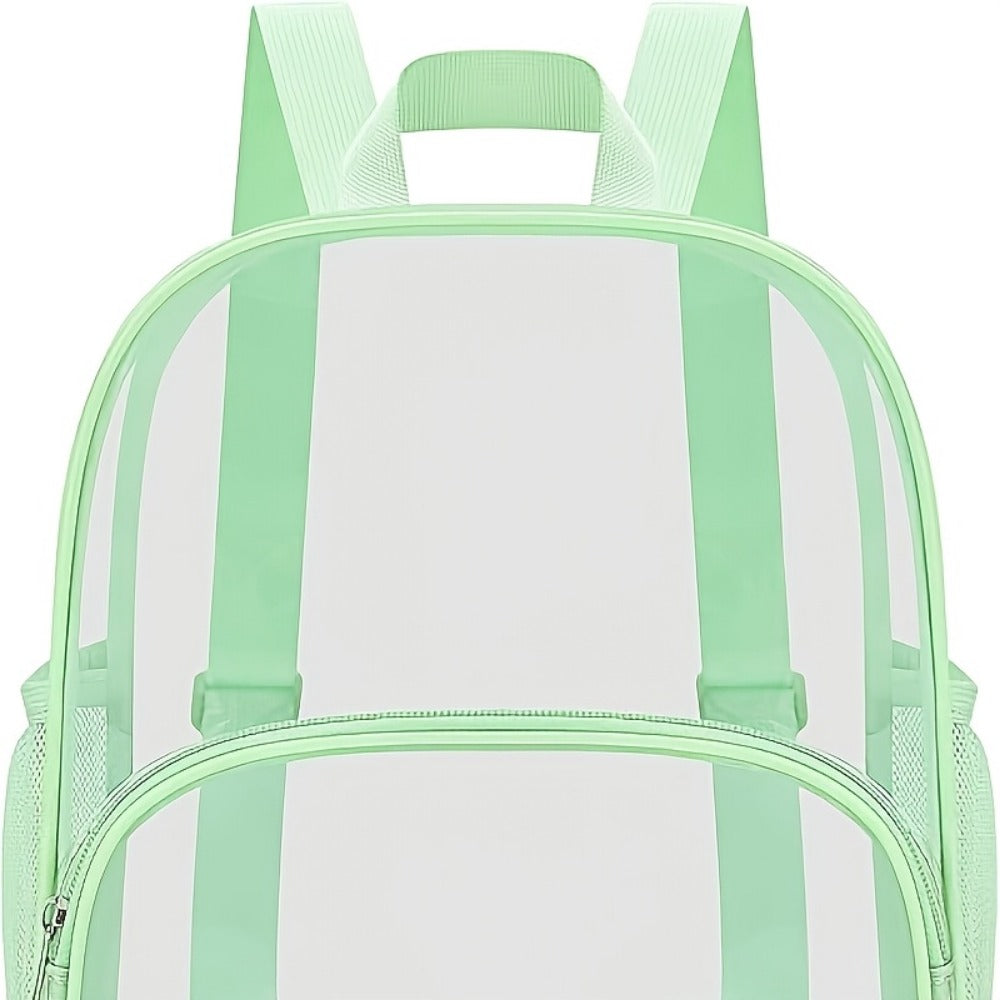 Travel Backpack – Clear, Transparent, Adjustable Strap, for Travel & Work | Bag Vero – detail view 6