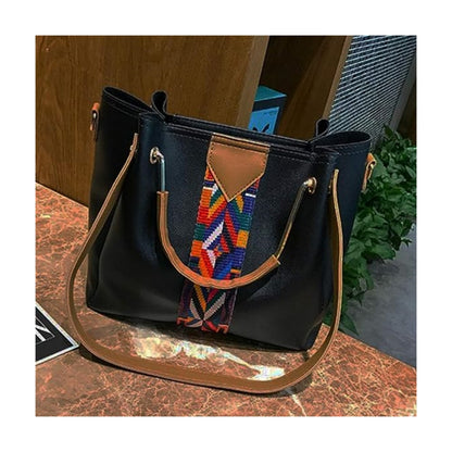 4 in 1 Women Handbag Set Soft PU Leather Top Handle Bag, Tote Bag, Shoulder Bags Crossbody Bag Wallet Purse Set