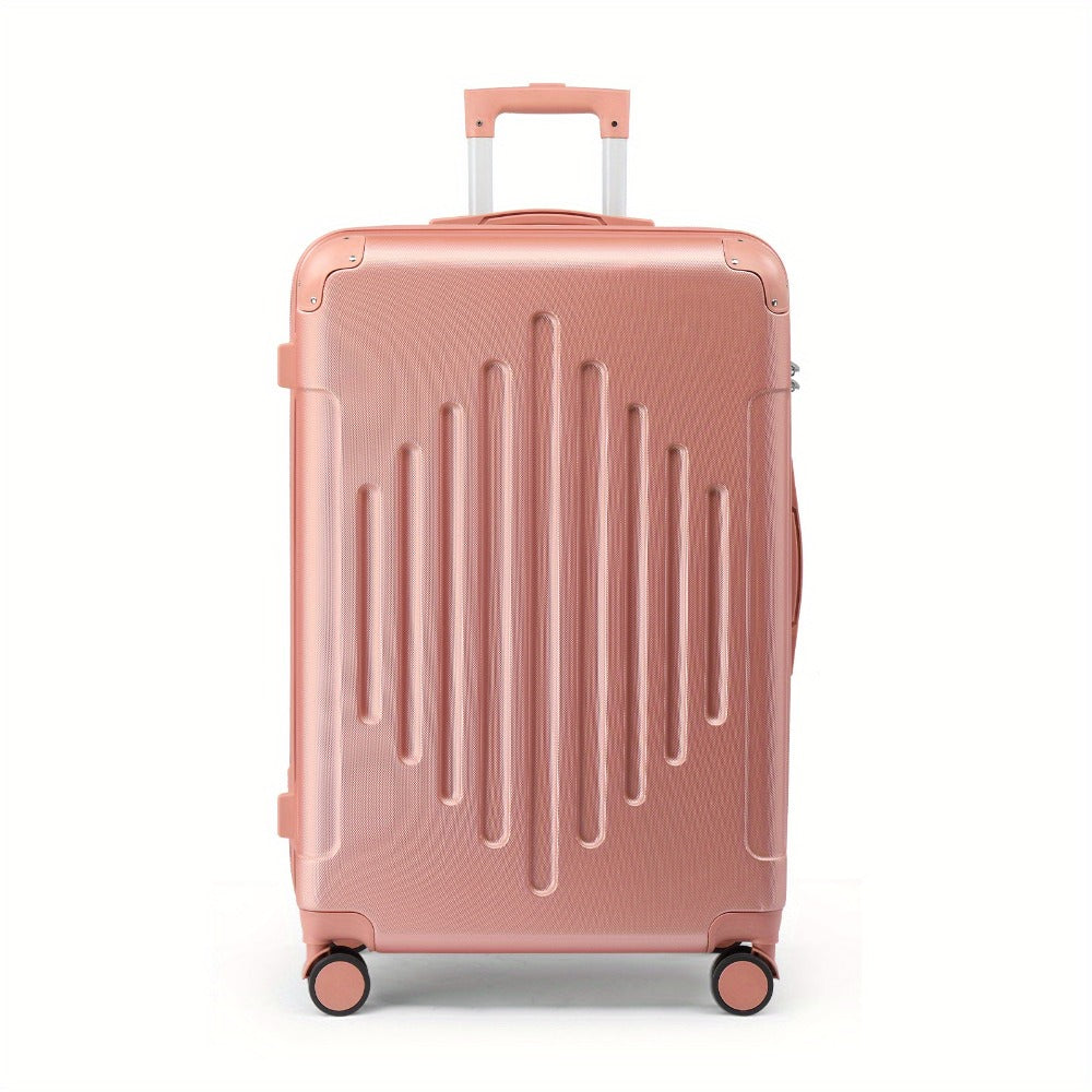 20/24/28 Inch Airline Approved Carry-On & Checked Baggage - ABS Hardshell Suitable for, TSA Lock, Silent Spinner Wheels, Lightweight Luggage with Iron- Frame, Zipper Closure, for Travel