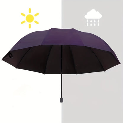Reinforced Windproof Umbrella, Sturdy And Durable Sunshade Umbrella, Suitable For Both Men And Women