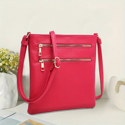 RAGSTO Valentine'S Day Party Series Women'S Crossbody Bag Shoulder Bag Multi Pocket Zipper Wallet With Adjustable Shoulder Strap, Suitable For Shopping, Work, Travel Or Vacation