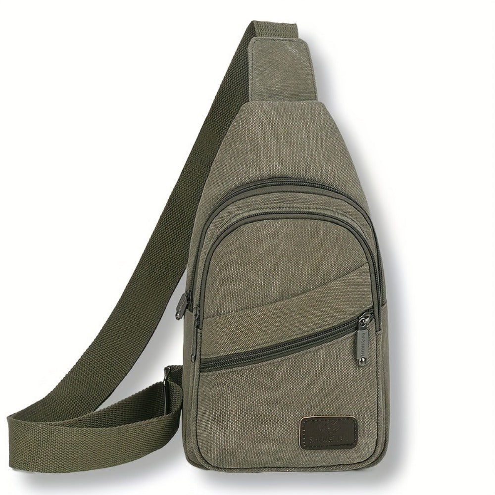 Sling Bag – Canvas, Large Capacity, Lightweight, for Travel & Everyday Use | Bag Vero – detail view 9