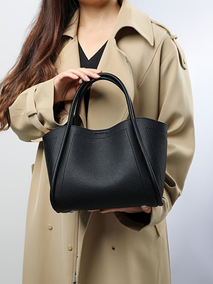 Cowhide Leather Vegetable Basket Bag New Luxury Leather Niche Design Shoulder Bag Crossbody Tote
