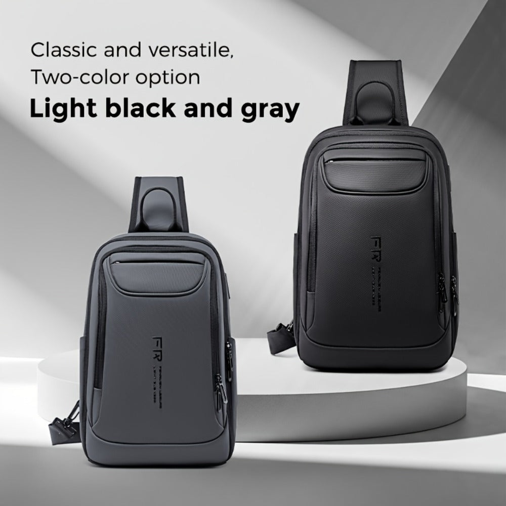 [FENRUIEN Chest Bag] FENRUIEN Men's Chest Bag - Multifunctional Shoulder Crossbody Bag - Compact Backpack for 9.7-Inch Tablets - Convenient for Summer Outings