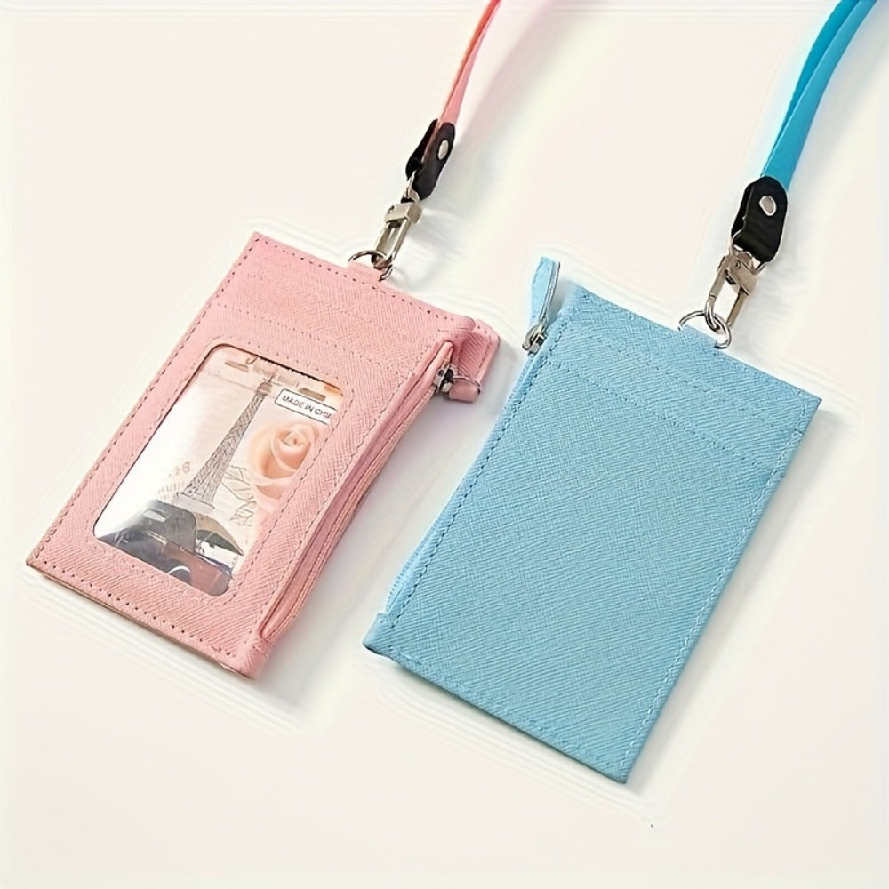 Women's Wallet – Lanyard Card Holder Faux Leather | Bag Vero – detail view 6