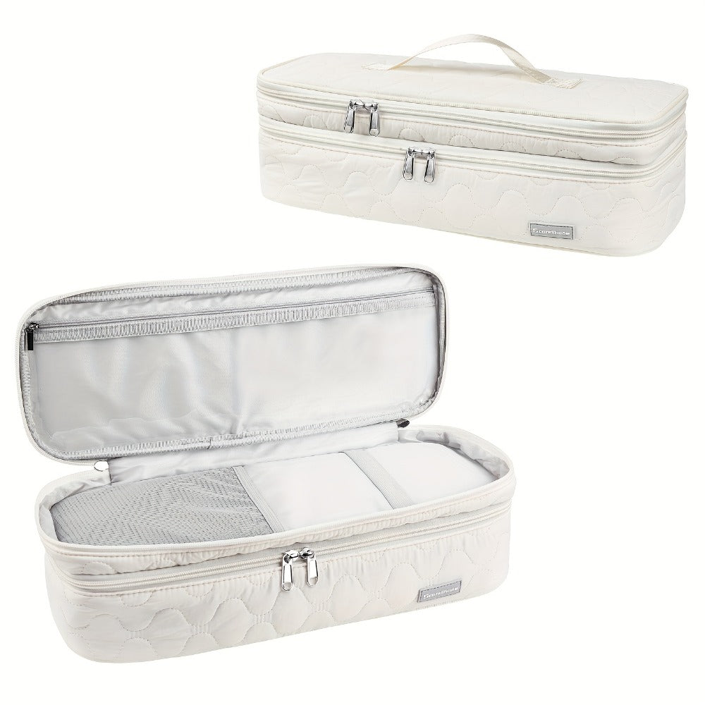 Lychii Double-Layer Travel Carrying Case Bag, Shark Flexstyle Carrying Case for Revlon One-Step Hair Dryer/Volumizer/Styler