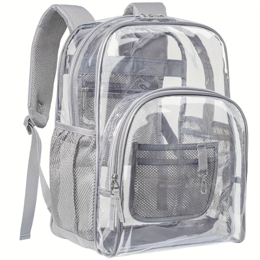 Travel Backpack – PVC, Clear, Transparent, for Travel & Work | Bag Vero – detail view 15