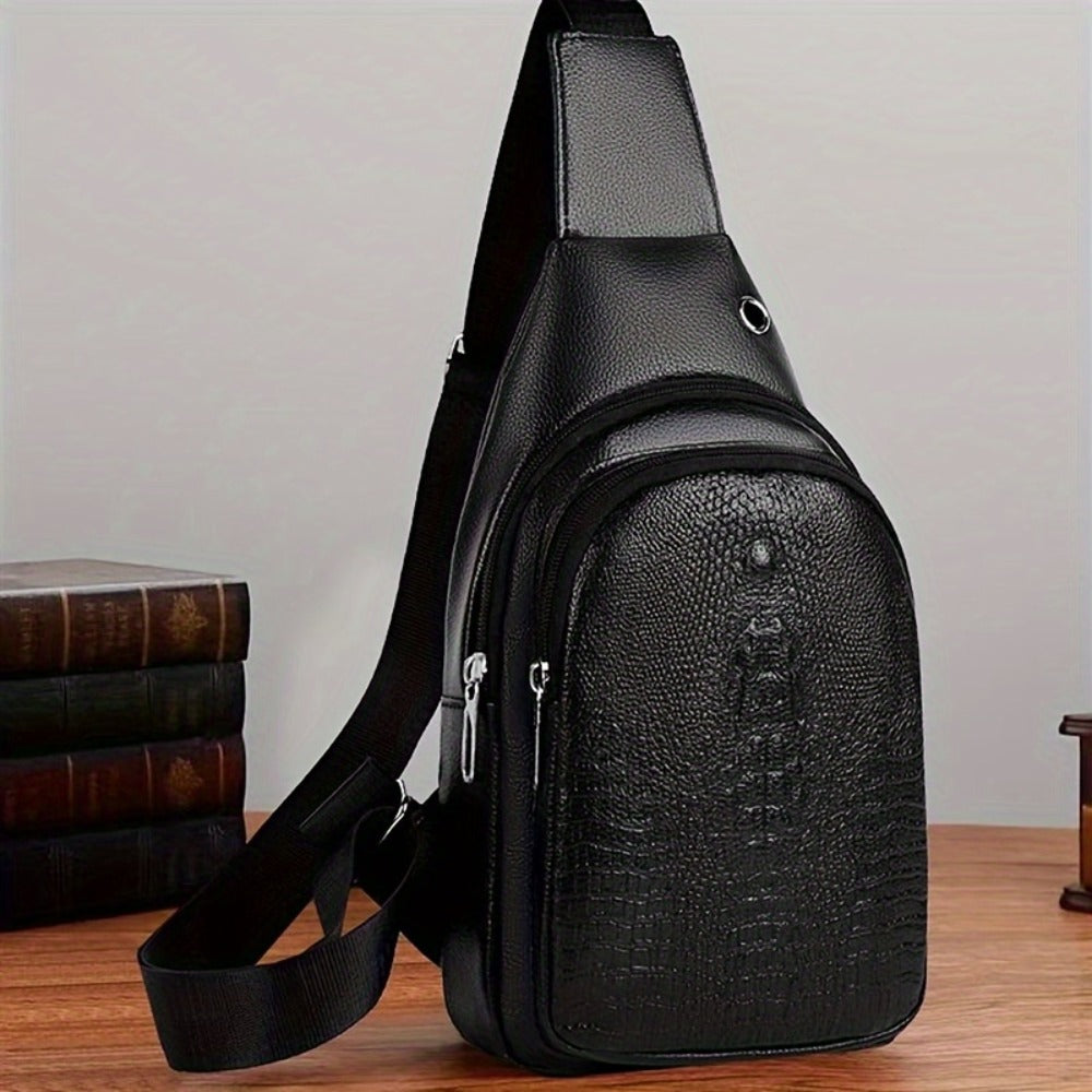 Sling Bag - Stylish High Quality Sling Bag - Durable & Multi-Functional, Crossbody Chest Pack for Casual Everyday Use - Men - Style! Strength! Simplicity! Yours!