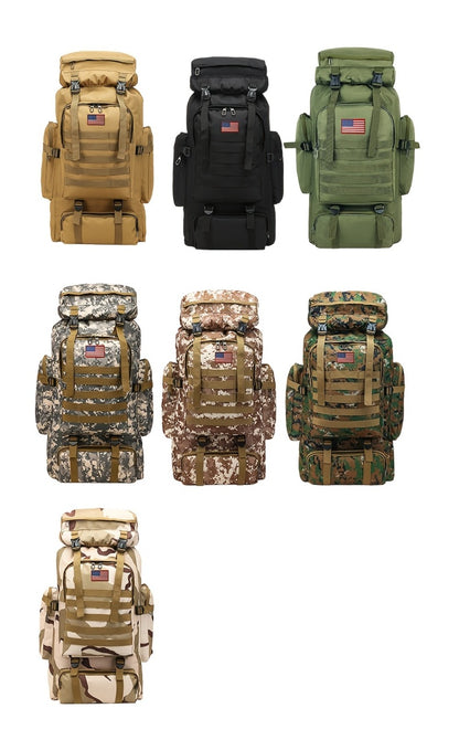 1pc High Quality Outdoor Backpack for Camping and Hiking Travel Backpack Mens Backpacks -Great Gift Idea