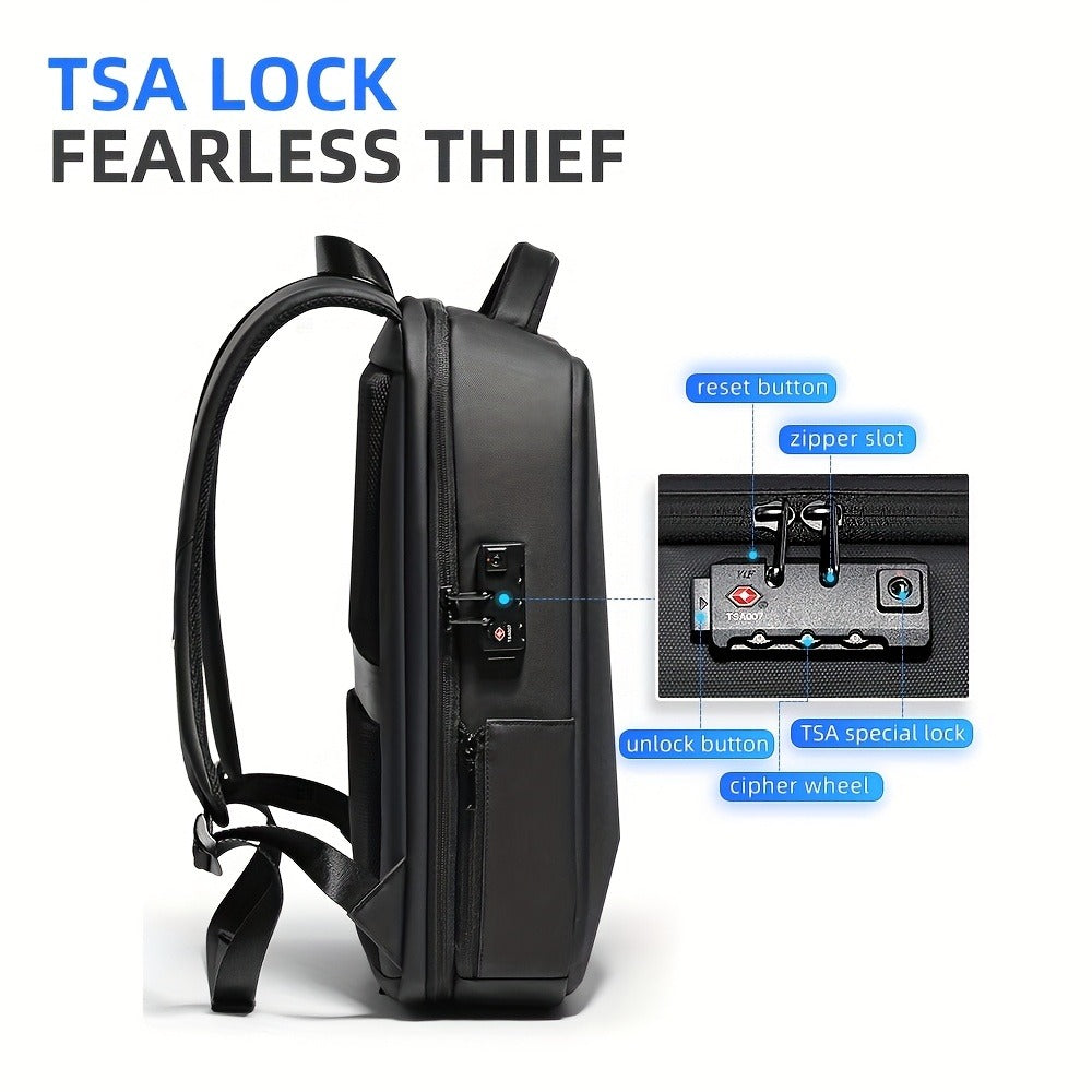 Casual Backpack, Large Capacity Travel Business Bag, Laptop Backpack with Password Lock, Ideal Choice for Gifts, School Bags, Valentines Gifts